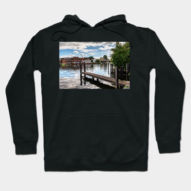 Across The Thames At Marlow Hoodie by IanWL